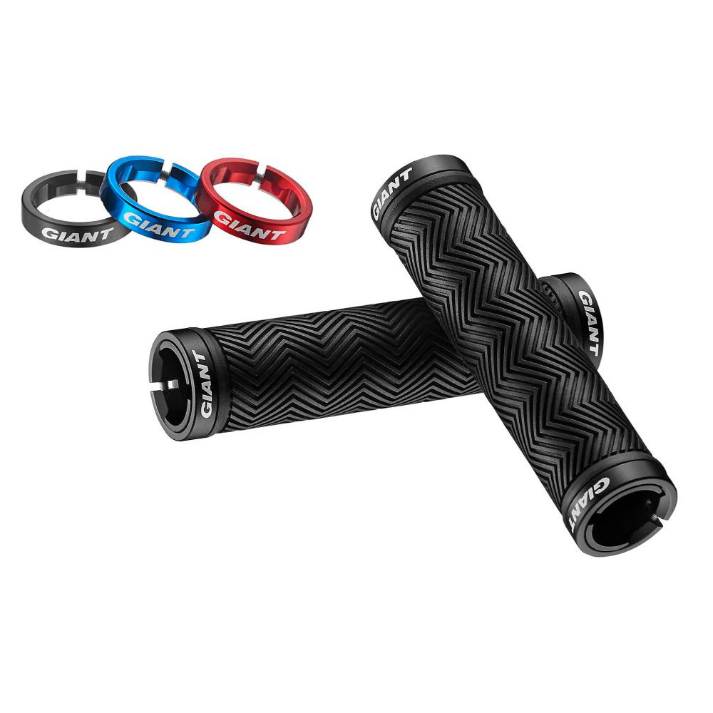 Mansoane Giant SOLE­O MTB BLACK GRIP WBLUE  LOCK­ON photo 1